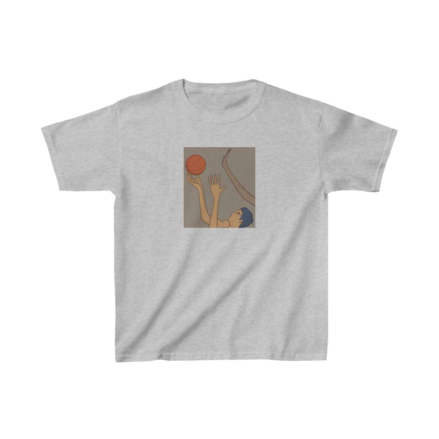 Basketball Art Kids Heavy Cotton™ Tee