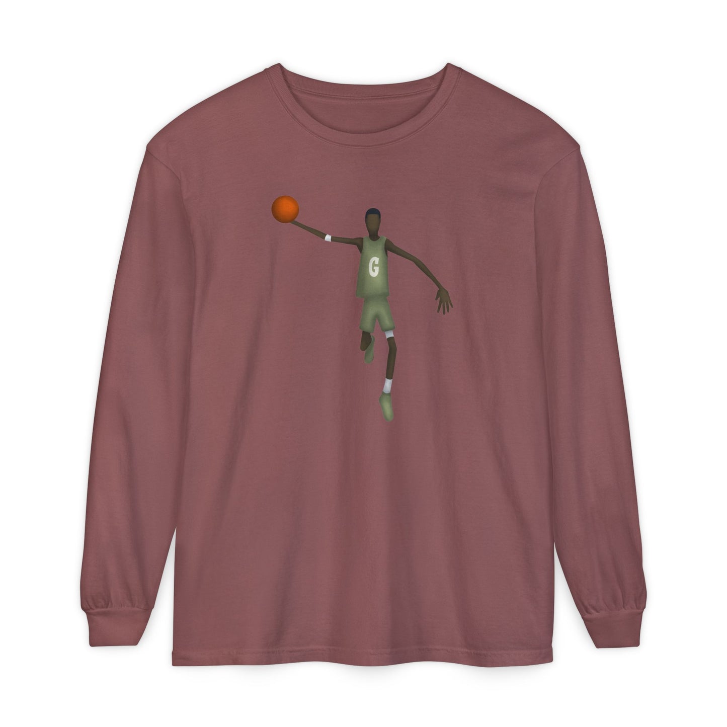 Sling Slam Unisex Garment-dyed Long Sleeve T-Shirt