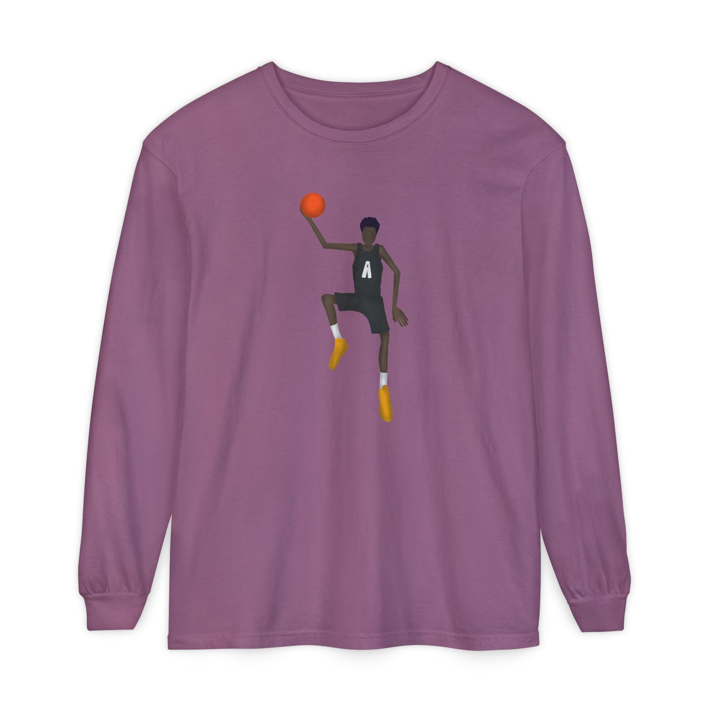 Lay Unisex Garment-dyed Long Sleeve T-Shirt