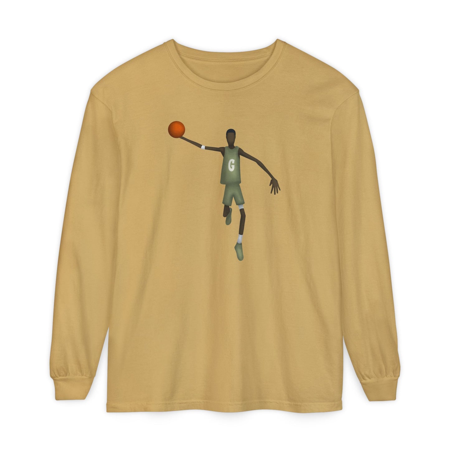 Sling Slam Unisex Garment-dyed Long Sleeve T-Shirt