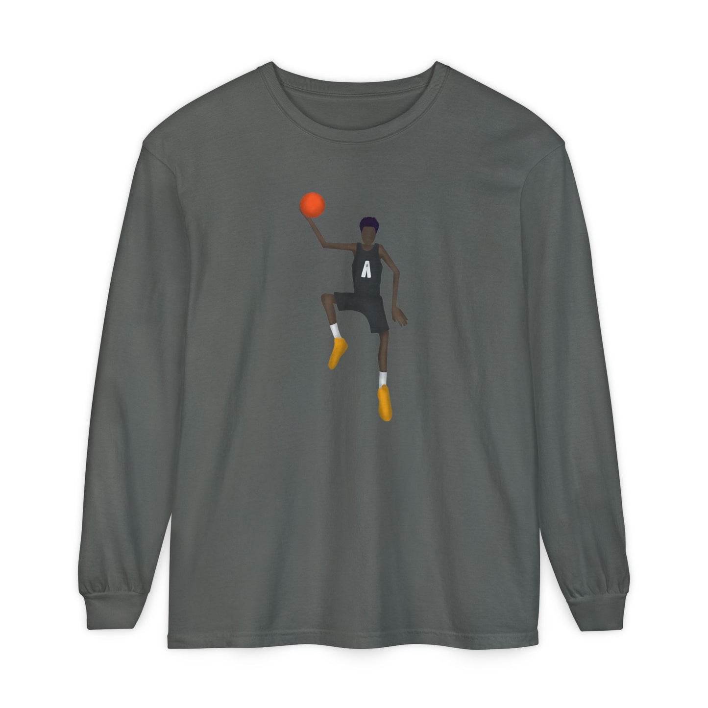 Lay Unisex Garment-dyed Long Sleeve T-Shirt
