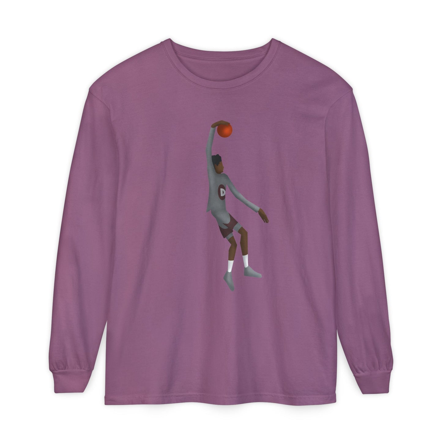 One hand Unisex Garment-dyed Long Sleeve T-Shirt