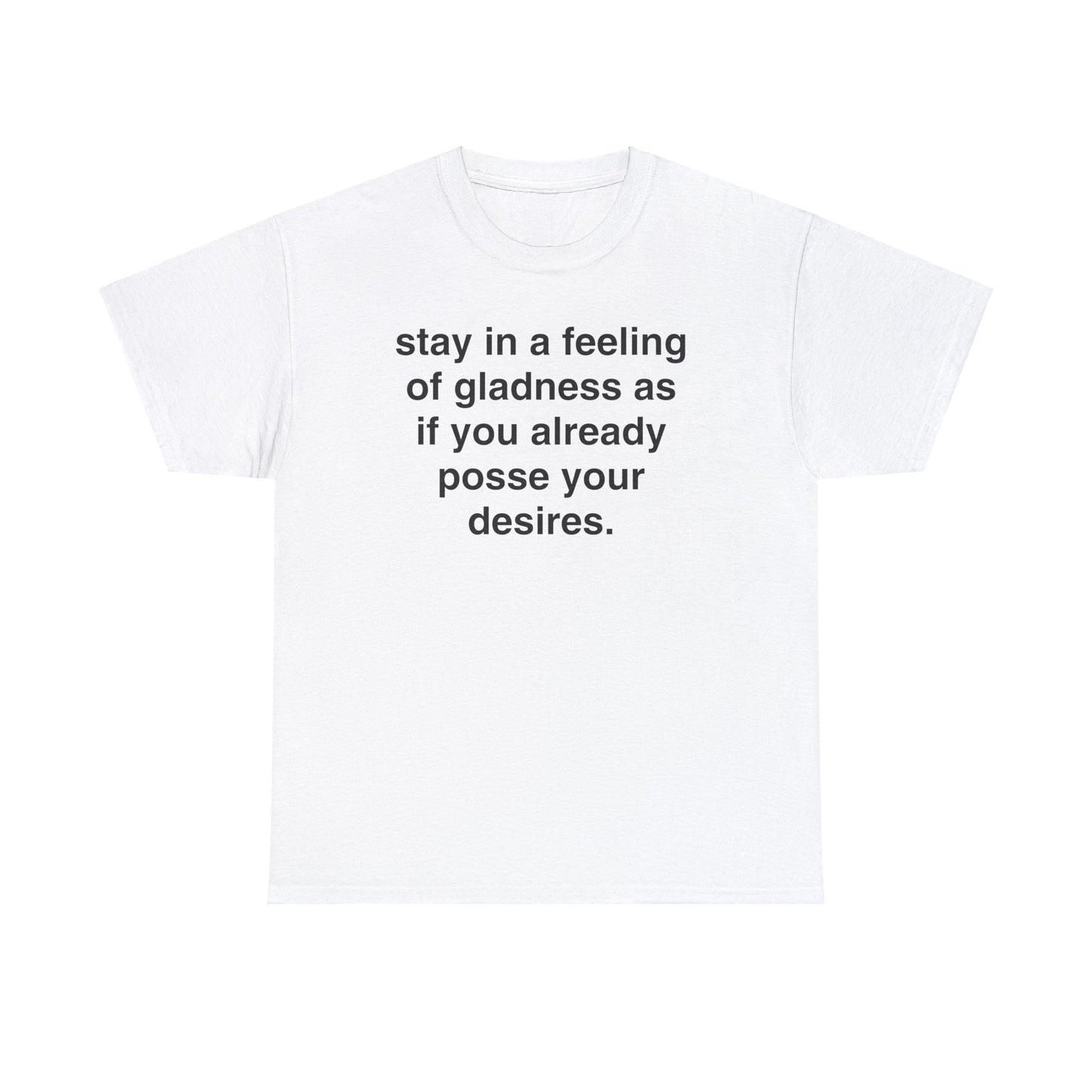 Slogan Desire Unisex Heavy Cotton Tee