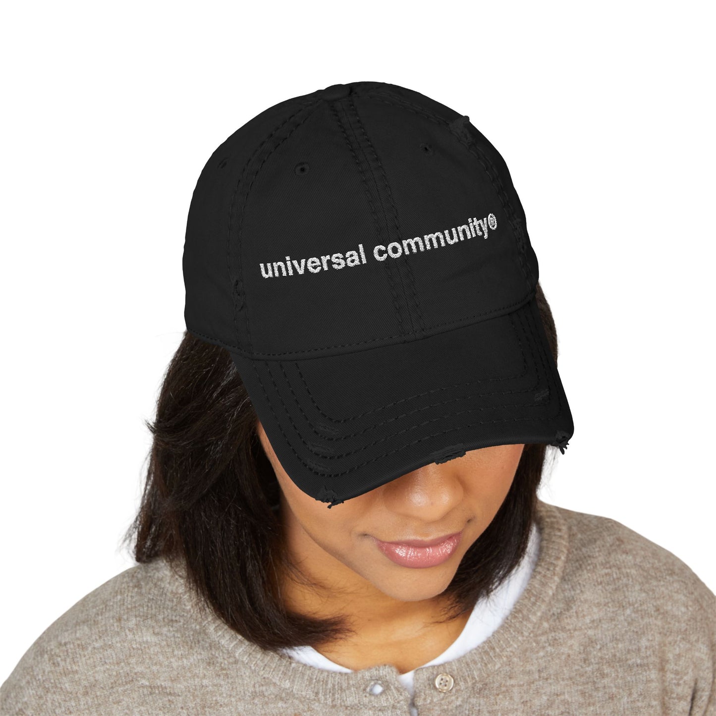 UC Distressed Dad Hat (Embroidery)