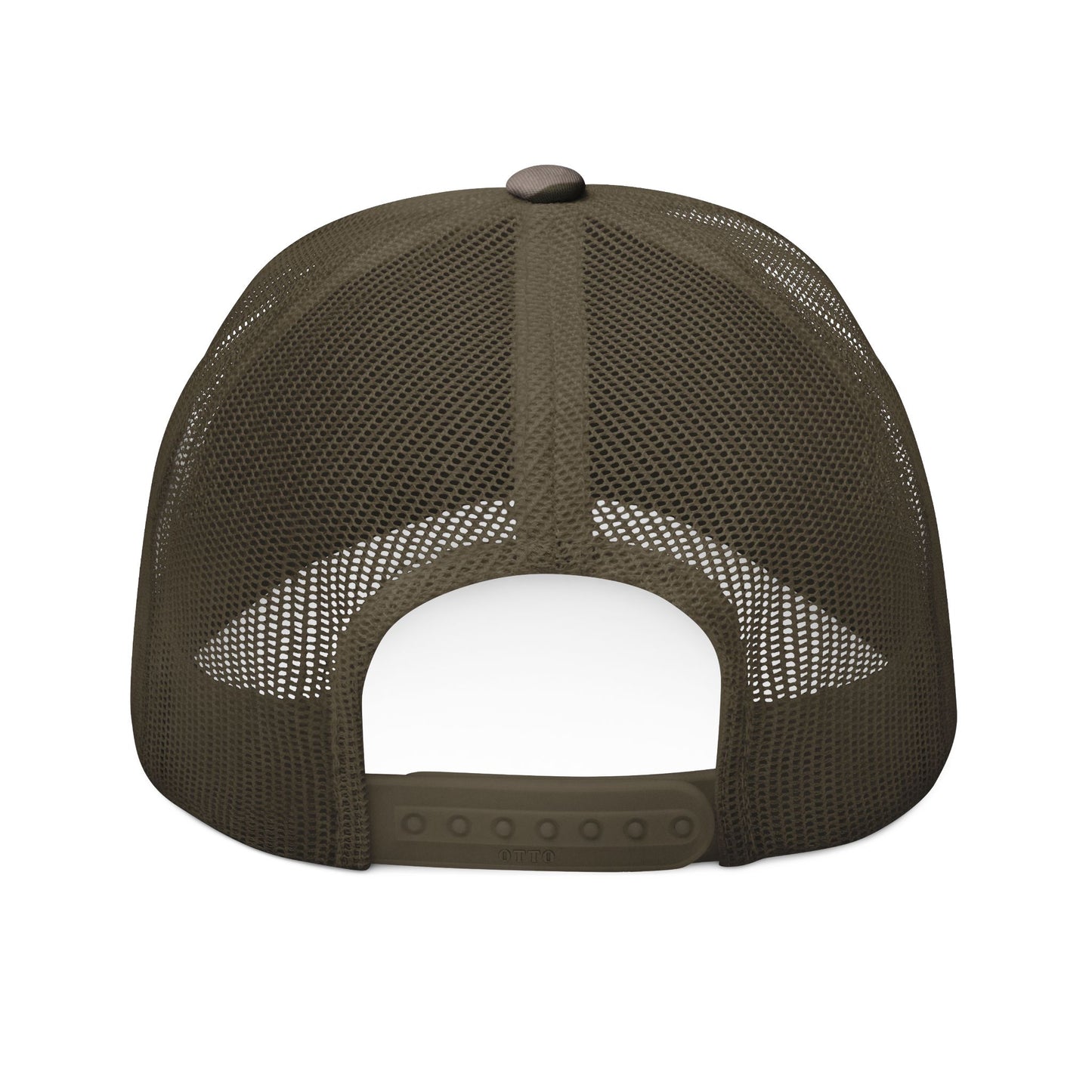 Animé Camo Embroidered Trucker Hat