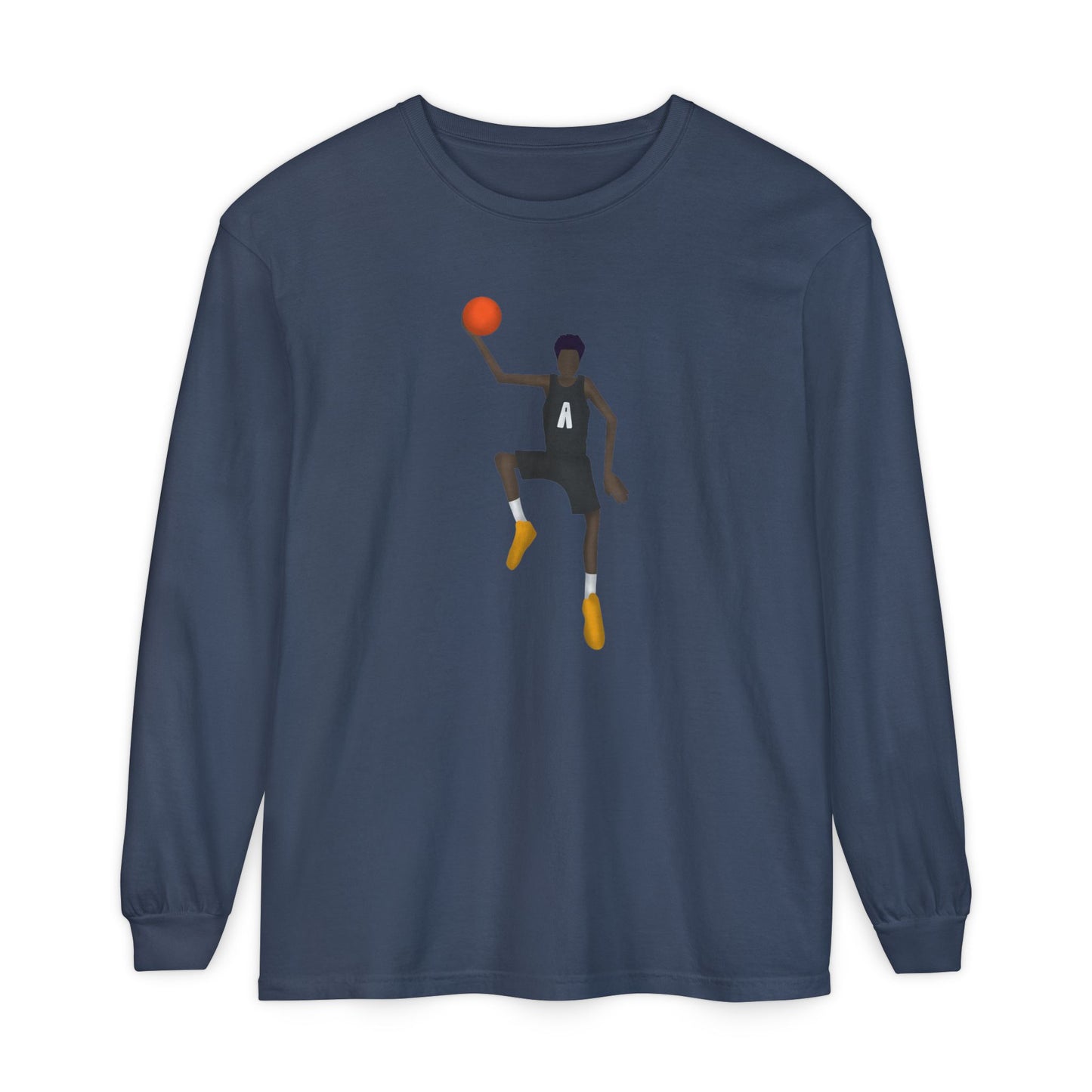 Lay Unisex Garment-dyed Long Sleeve T-Shirt