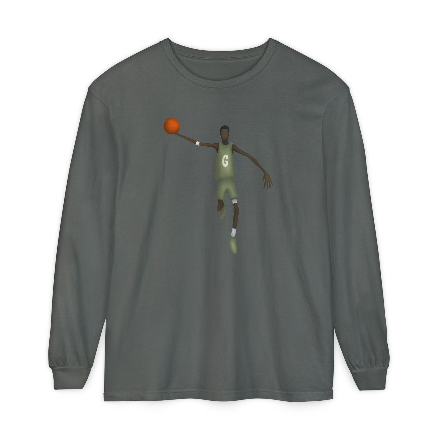Sling Slam Unisex Garment-dyed Long Sleeve T-Shirt