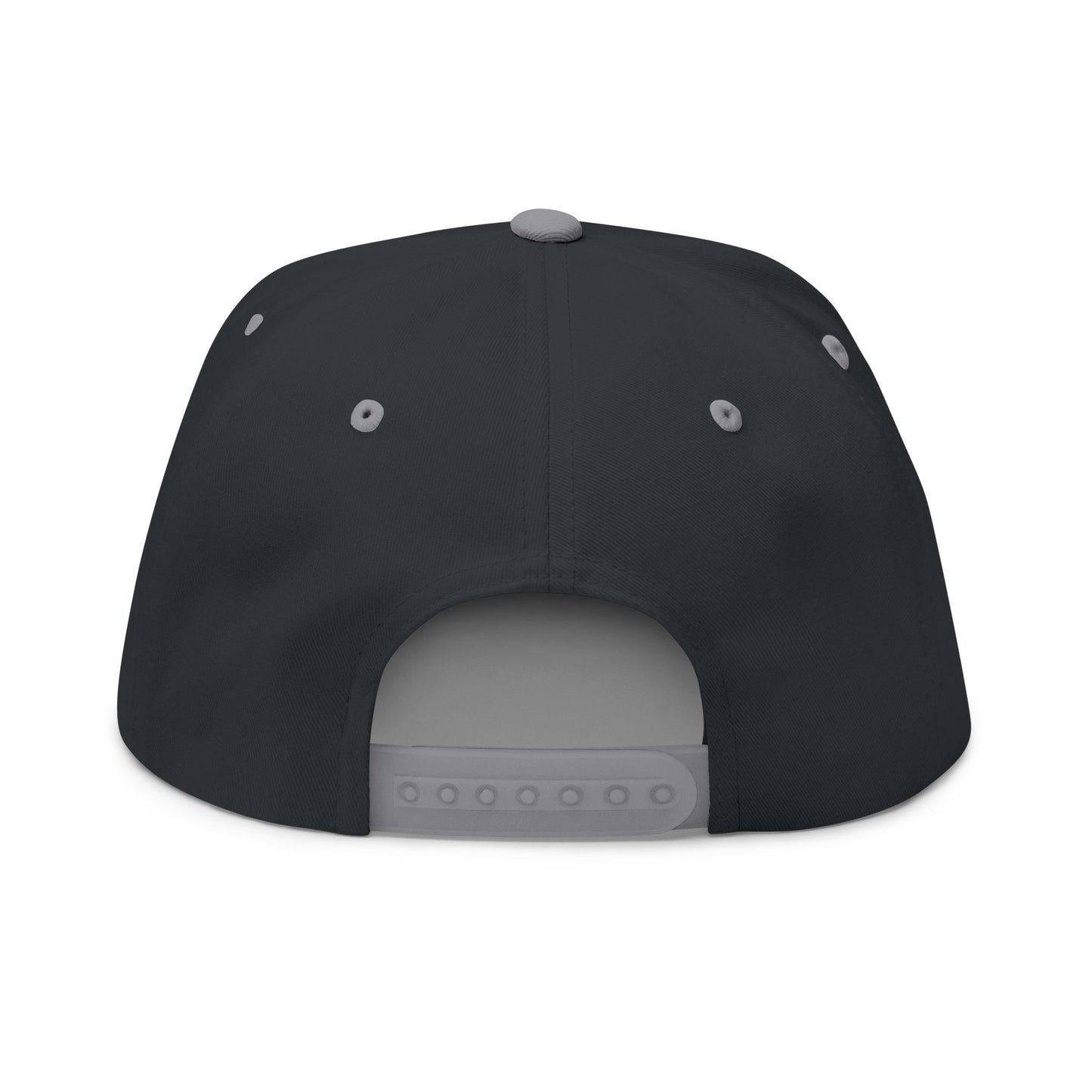 S Script Embroidered Flat Bill Cap