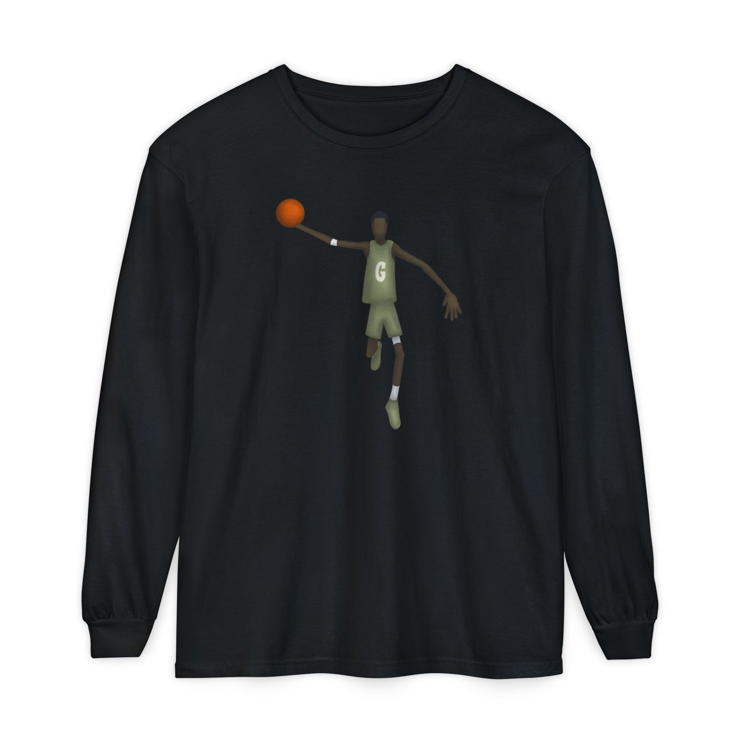 Sling Slam Unisex Garment-dyed Long Sleeve T-Shirt