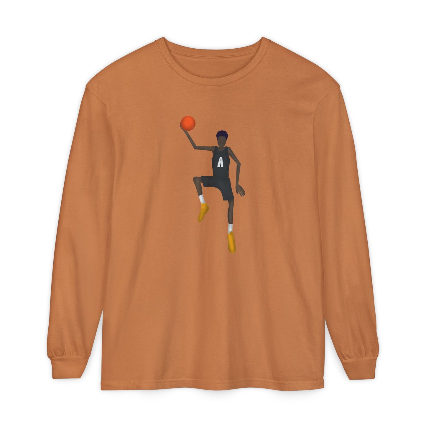Lay Unisex Garment-dyed Long Sleeve T-Shirt