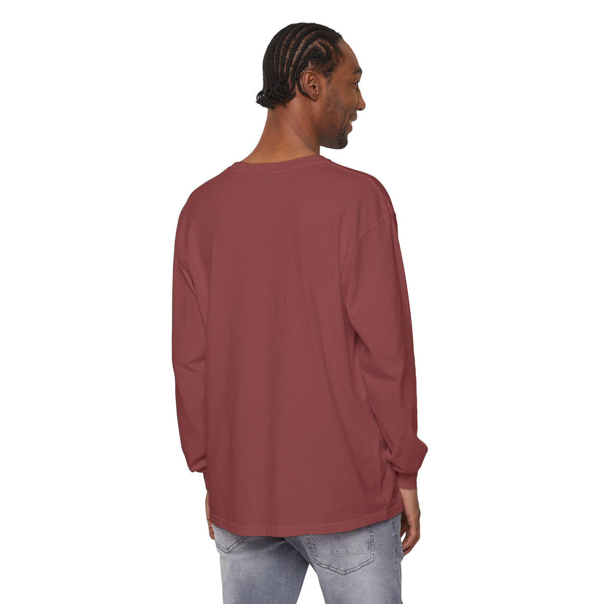 No look Unisex Garment-dyed Long Sleeve T-Shirt
