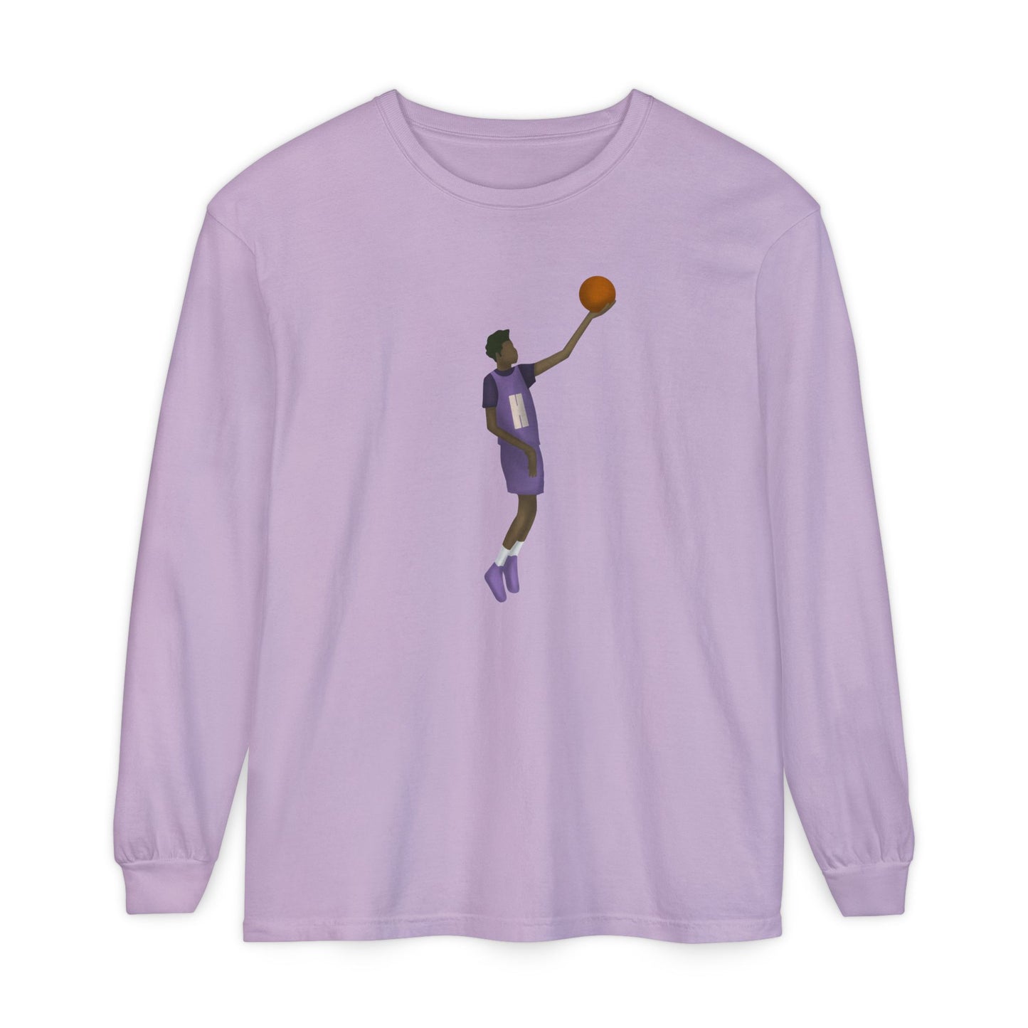 Pearl Unisex Garment-dyed Long Sleeve T-Shirt