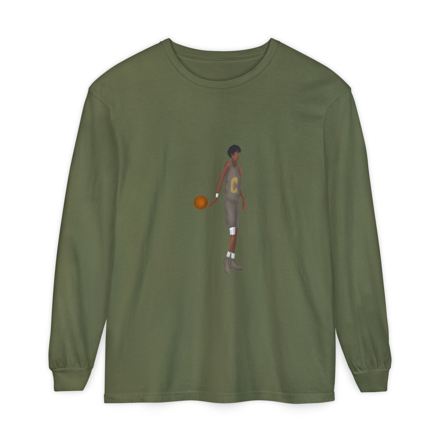 No look Unisex Garment-dyed Long Sleeve T-Shirt