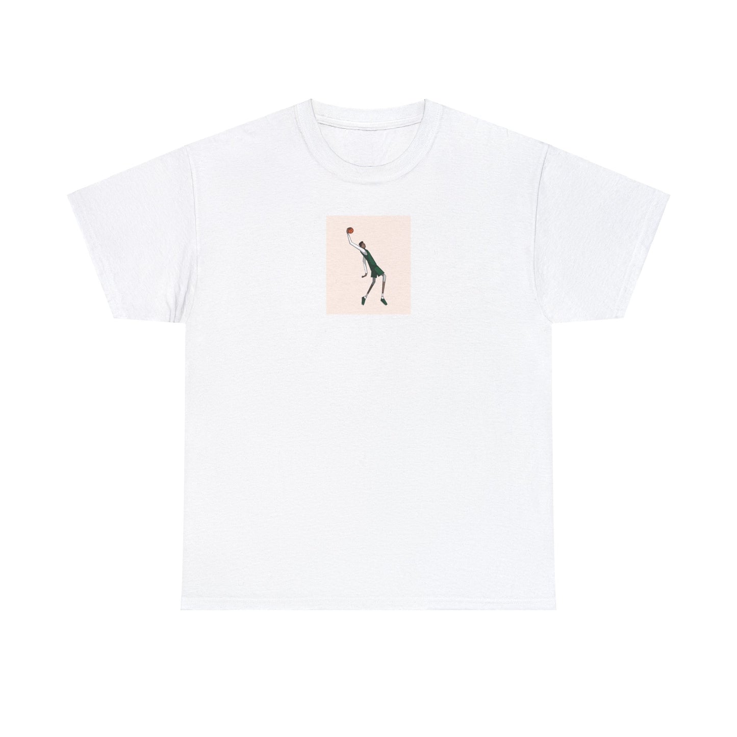 Basketball Art Unisex Heavy Cotton Tee