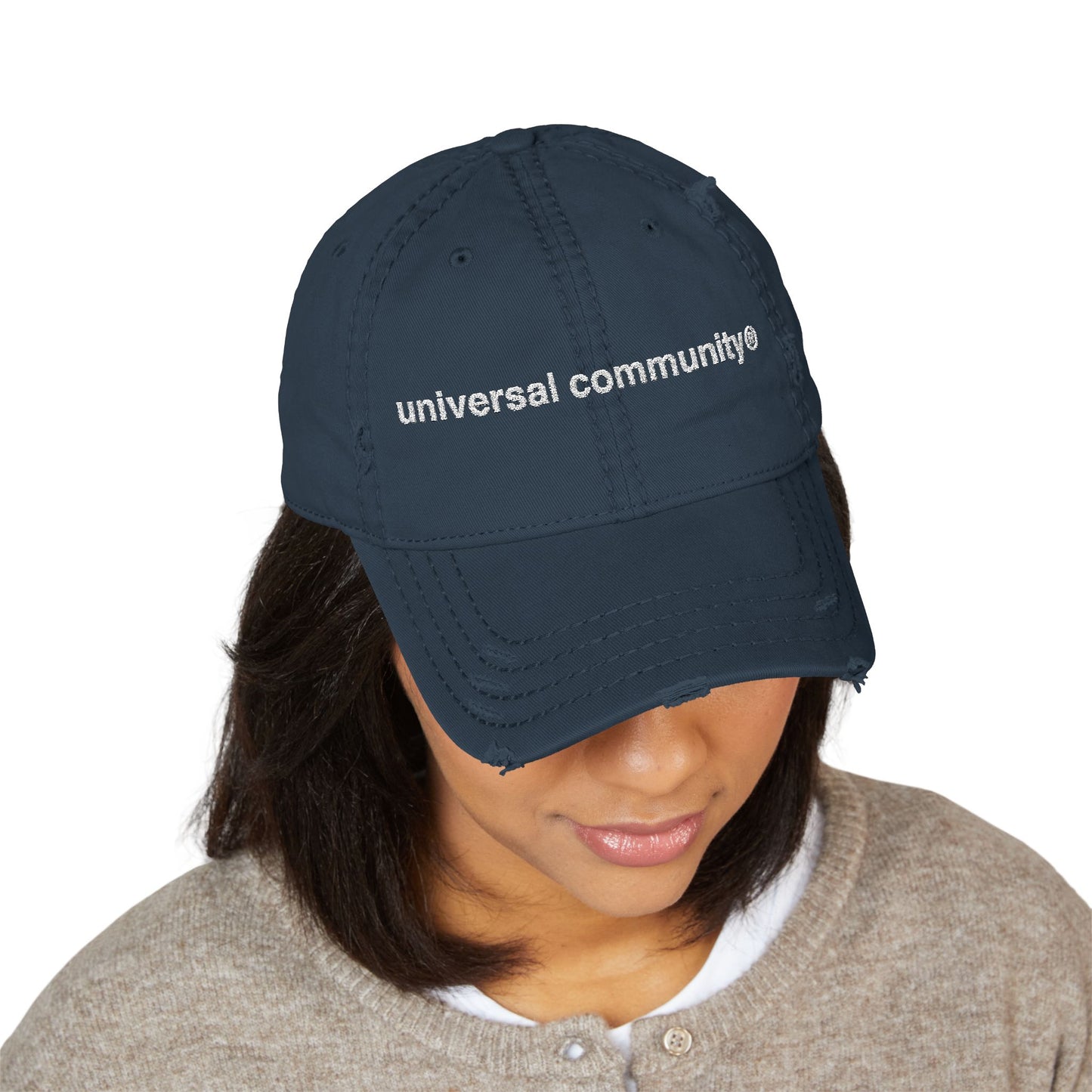 UC Distressed Dad Hat (Embroidery)