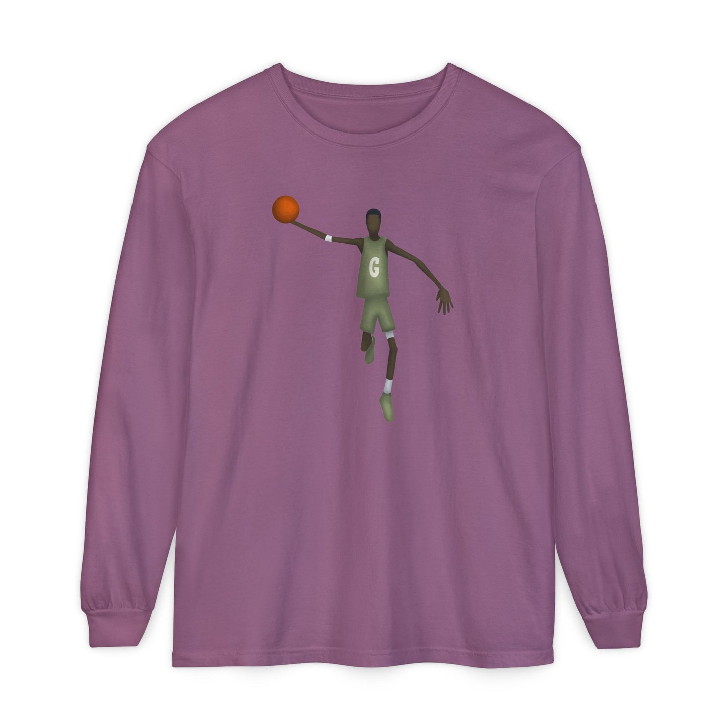 Sling Slam Unisex Garment-dyed Long Sleeve T-Shirt