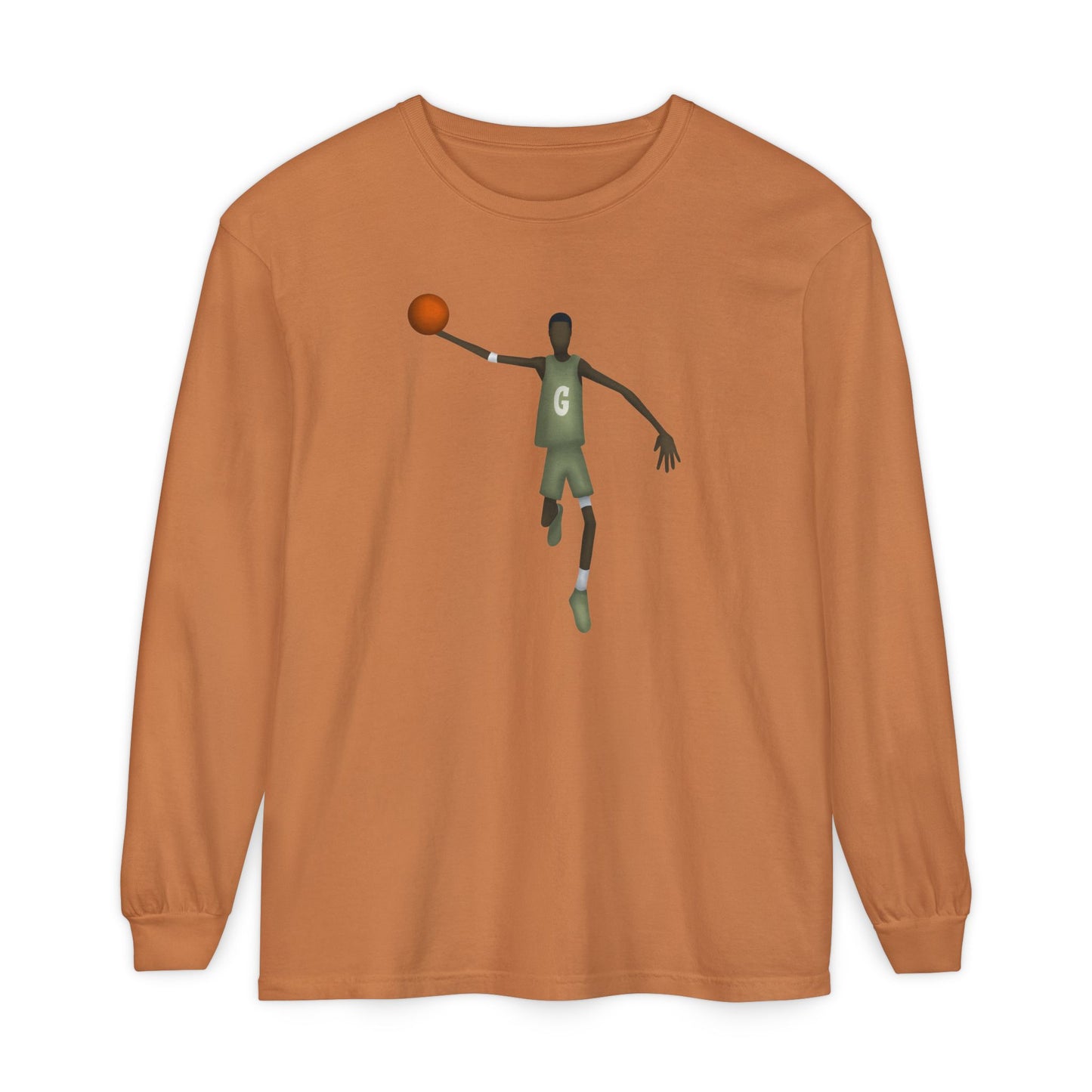 Sling Slam Unisex Garment-dyed Long Sleeve T-Shirt