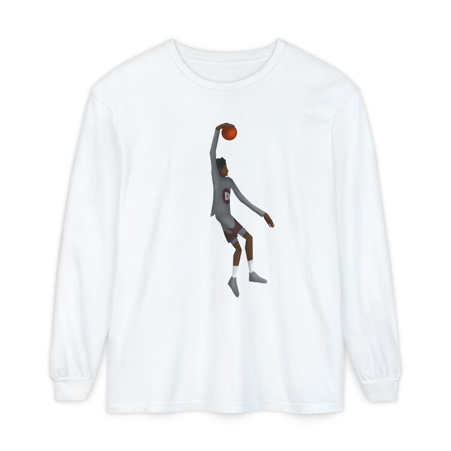 One hand Unisex Garment-dyed Long Sleeve T-Shirt