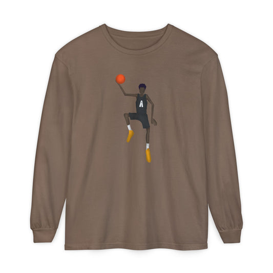 Lay Unisex Garment-dyed Long Sleeve T-Shirt