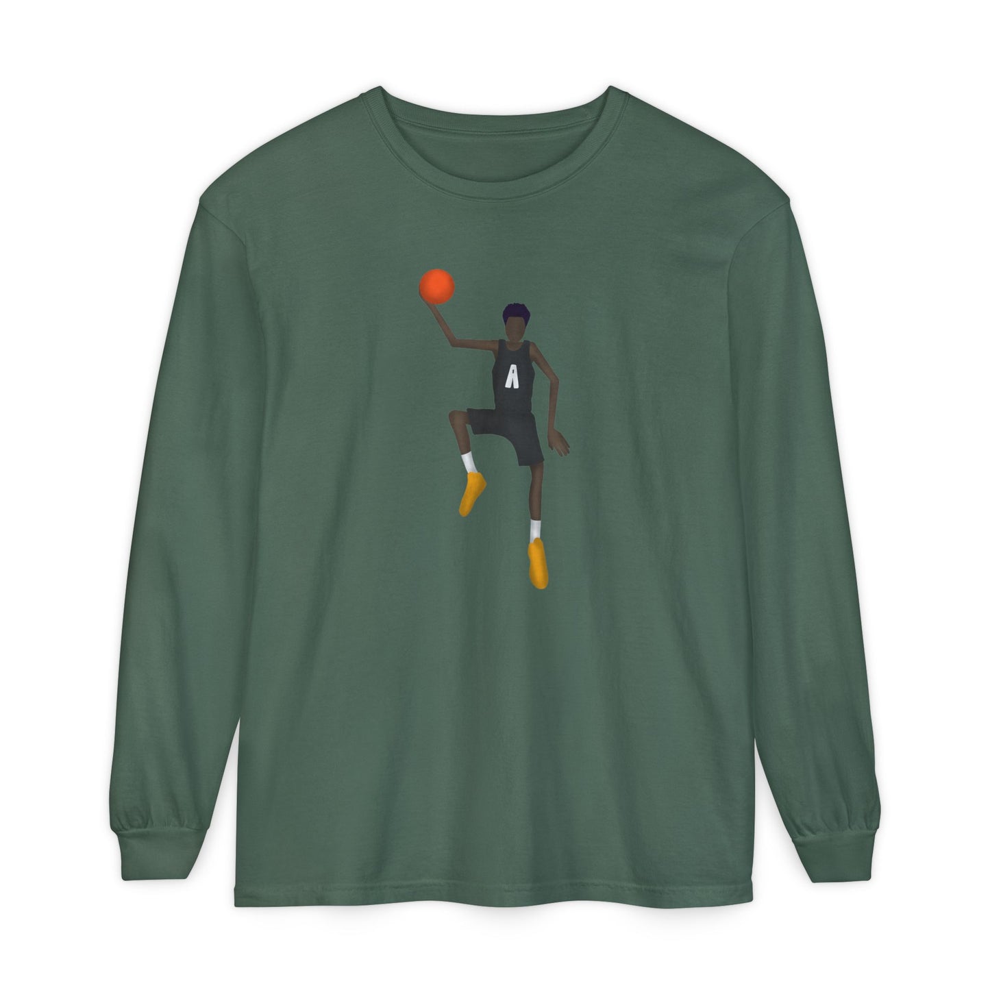 Lay Unisex Garment-dyed Long Sleeve T-Shirt