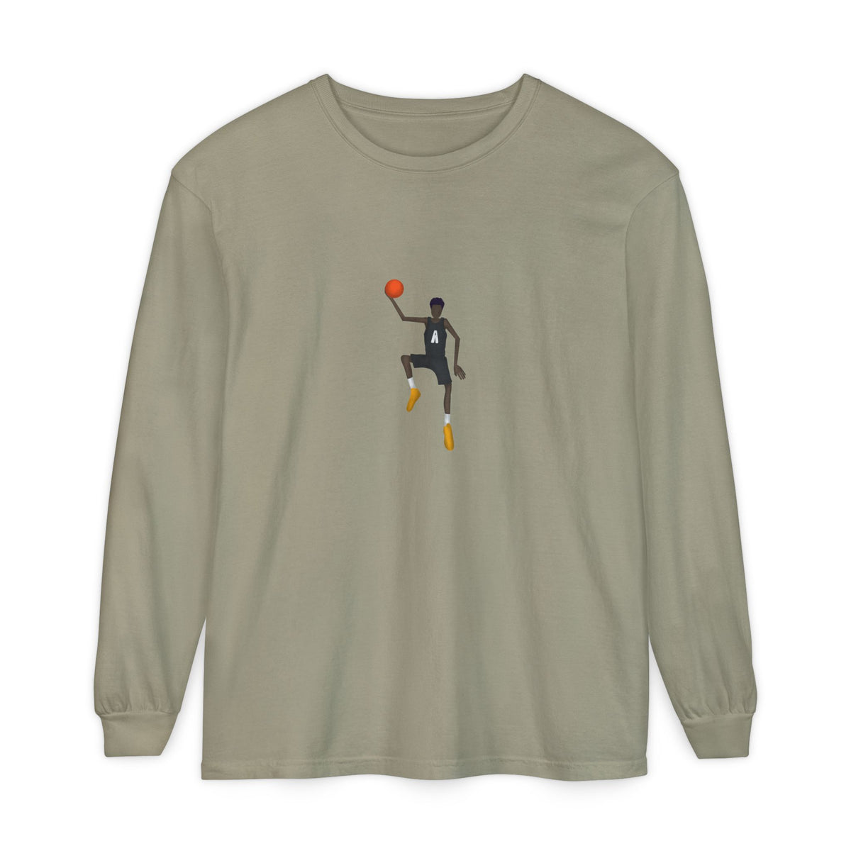 Lay Unisex Garment-dyed Long Sleeve T-Shirt