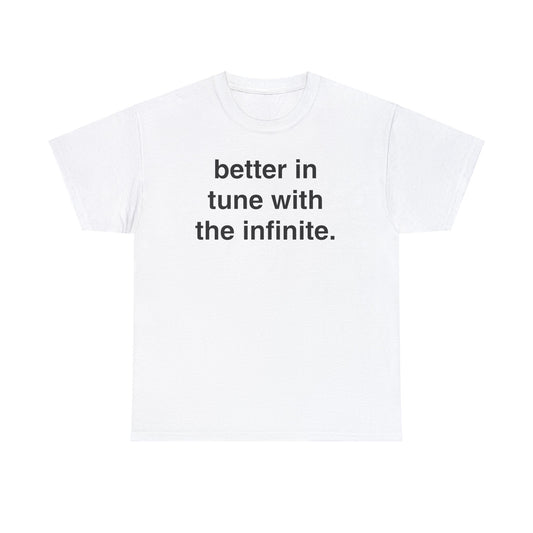 Slogan In tune Unisex Heavy Cotton Tee