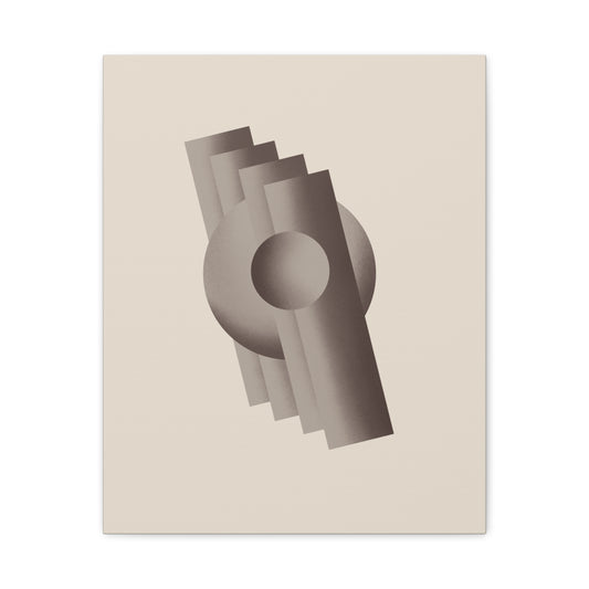 Cylinder Sphere Matte Canvas, Stretched, 1.25"