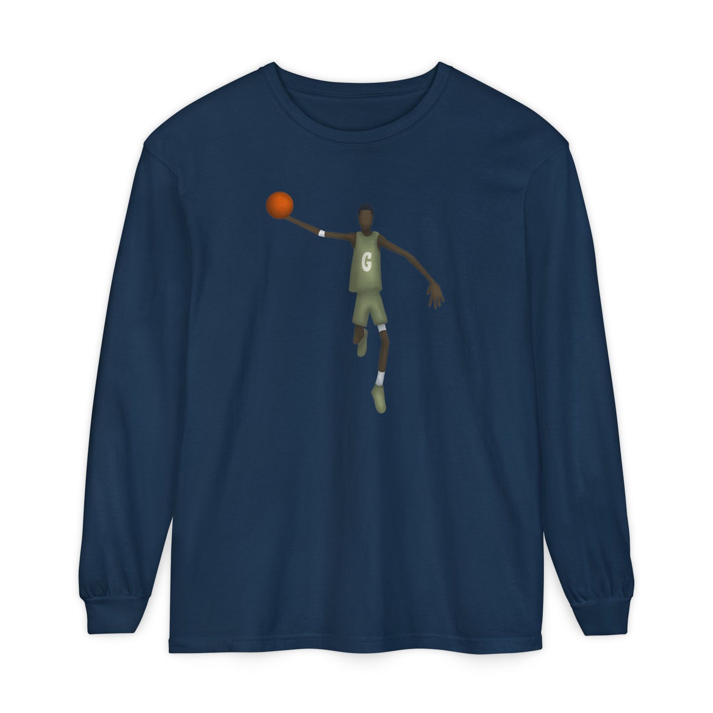 Sling Slam Unisex Garment-dyed Long Sleeve T-Shirt