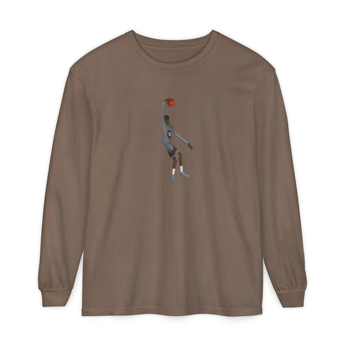 One hand Unisex Garment-dyed Long Sleeve T-Shirt