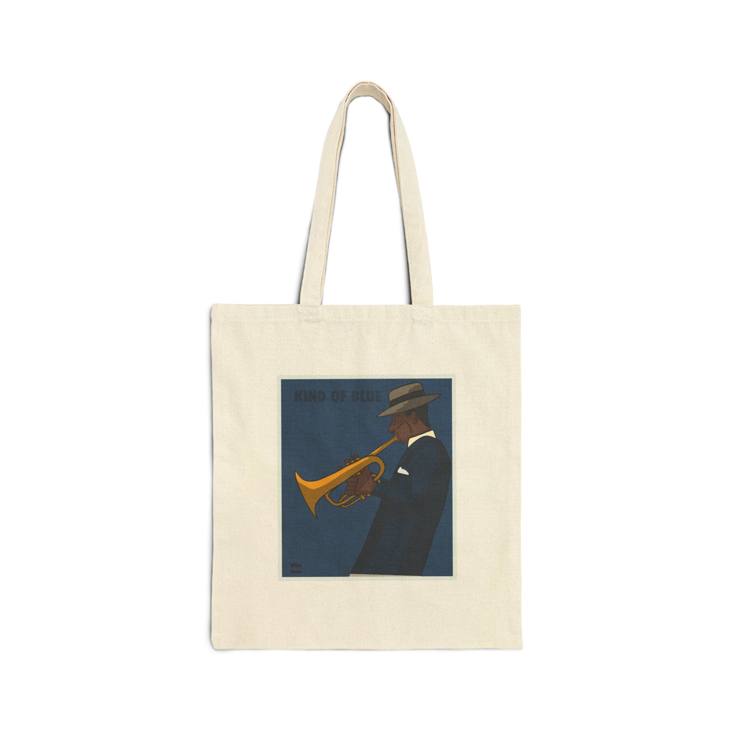 Miles Davis Cotton Canvas Tote Bag