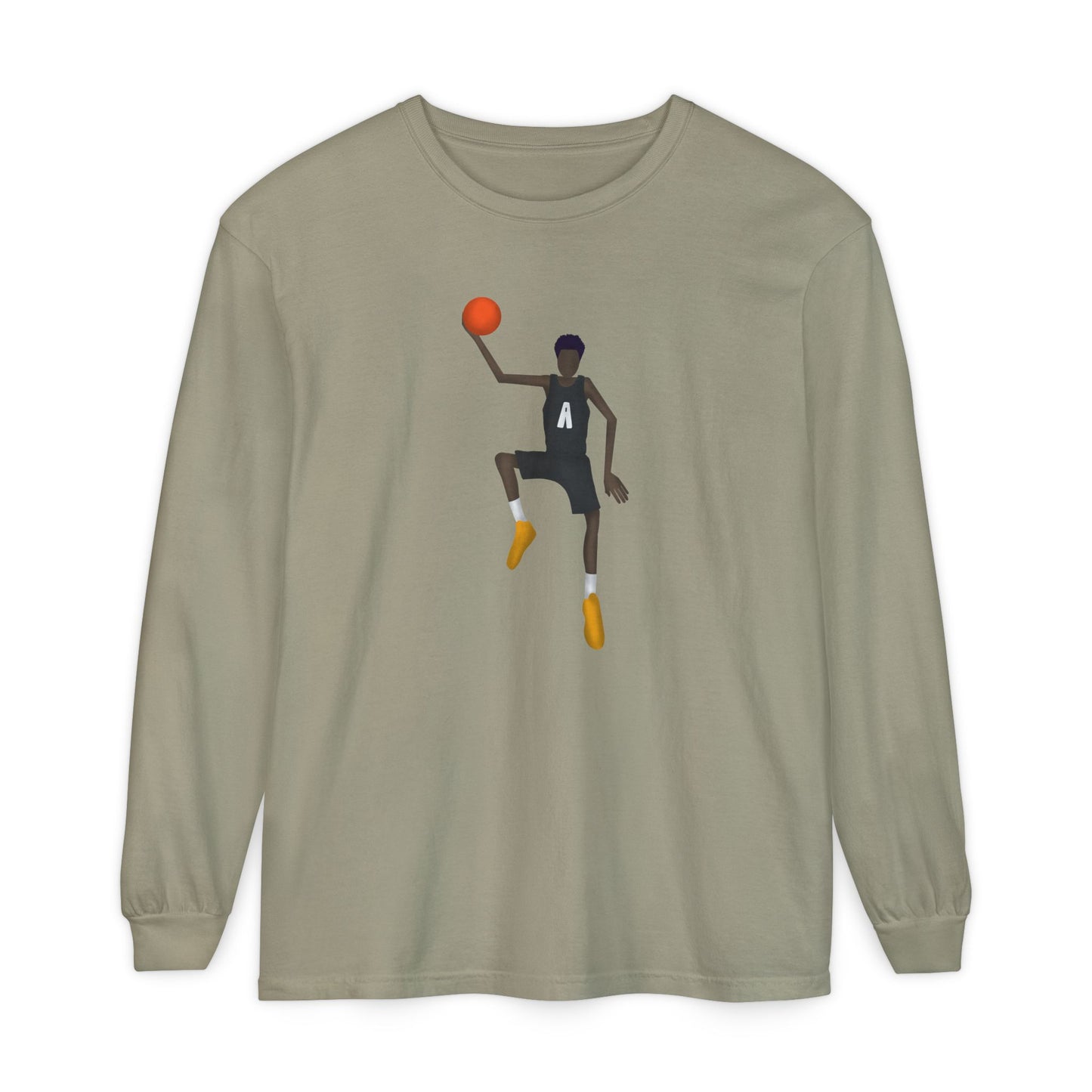 Lay Unisex Garment-dyed Long Sleeve T-Shirt
