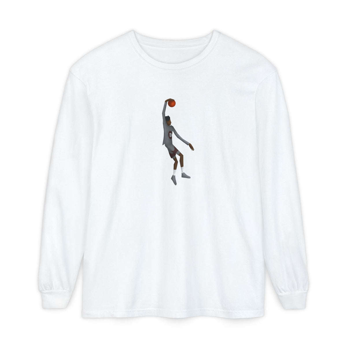One hand Unisex Garment-dyed Long Sleeve T-Shirt
