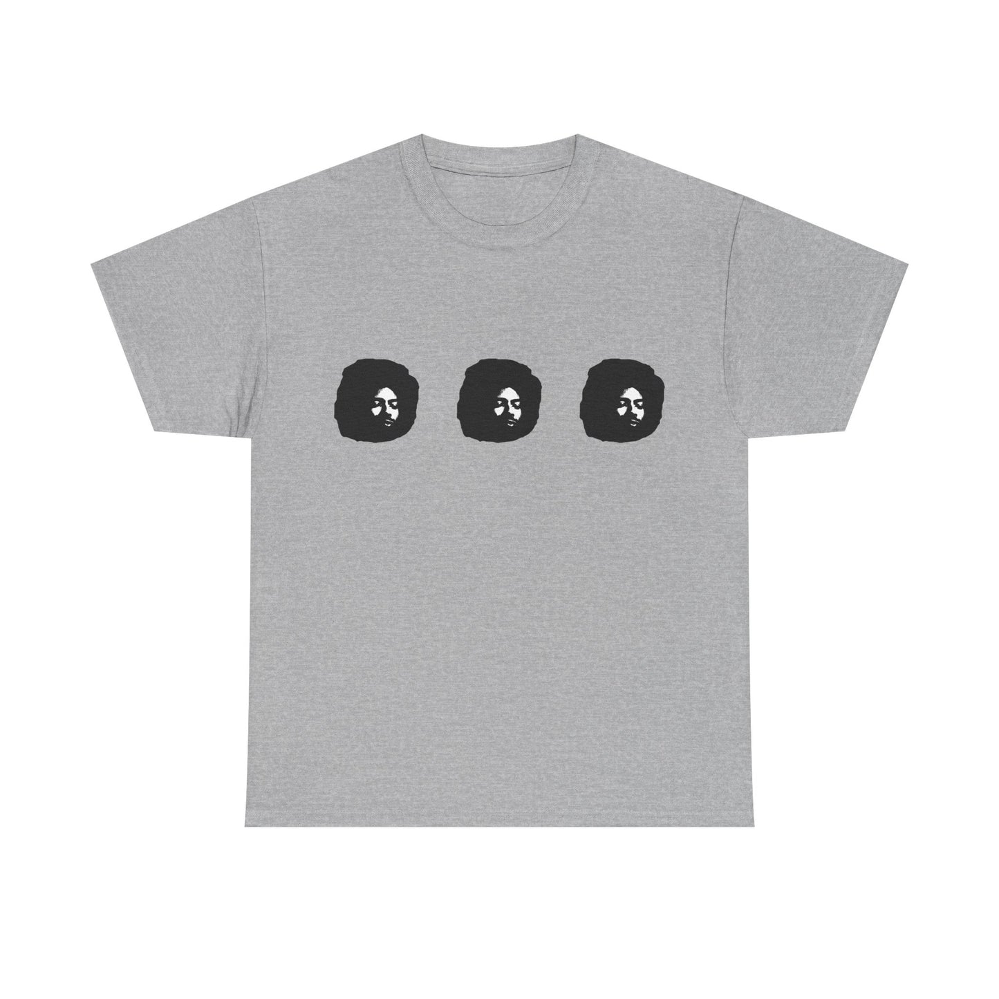 Gilli Unisex Heavy Cotton Tee with 3 Lion Faces