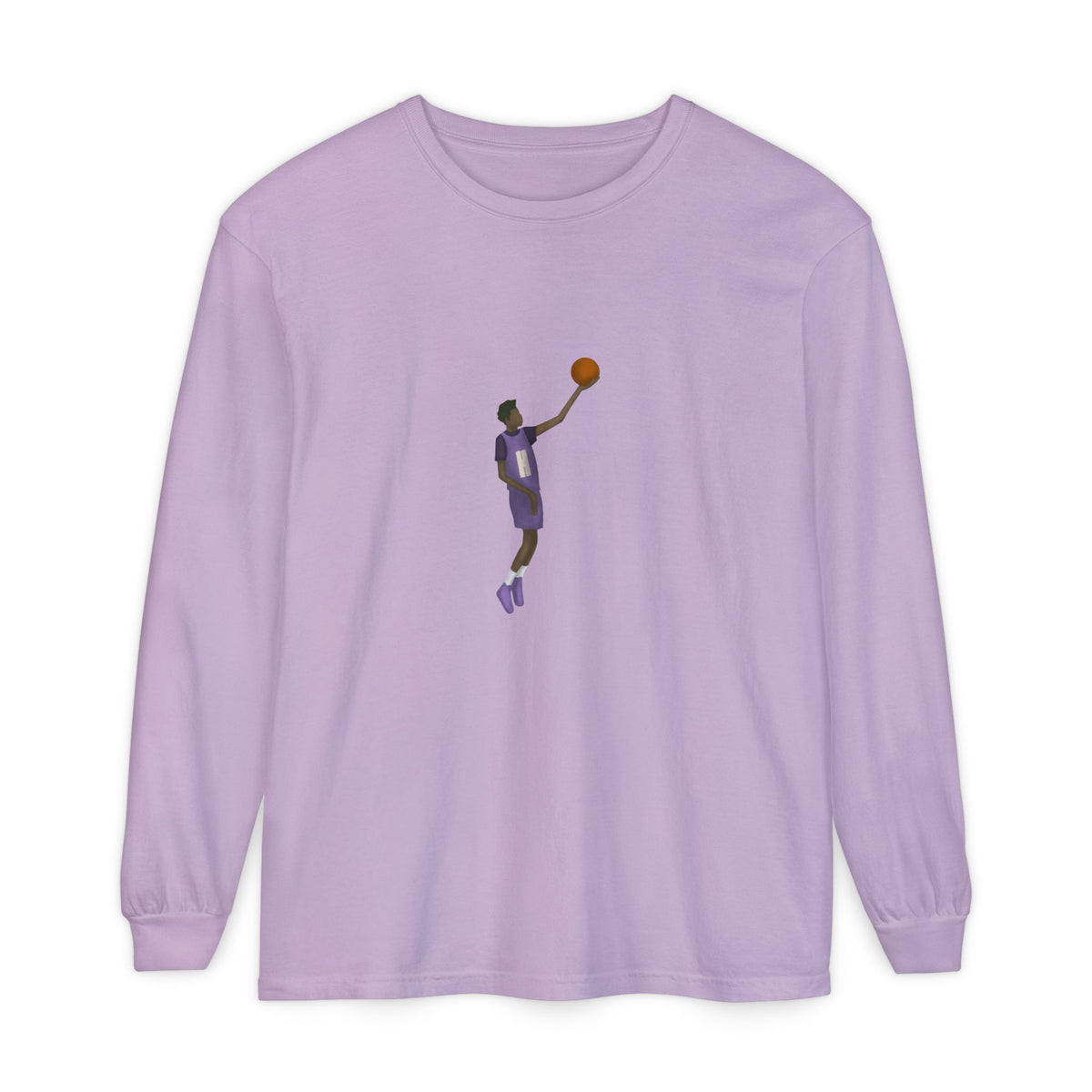 Pearl Unisex Garment-dyed Long Sleeve T-Shirt