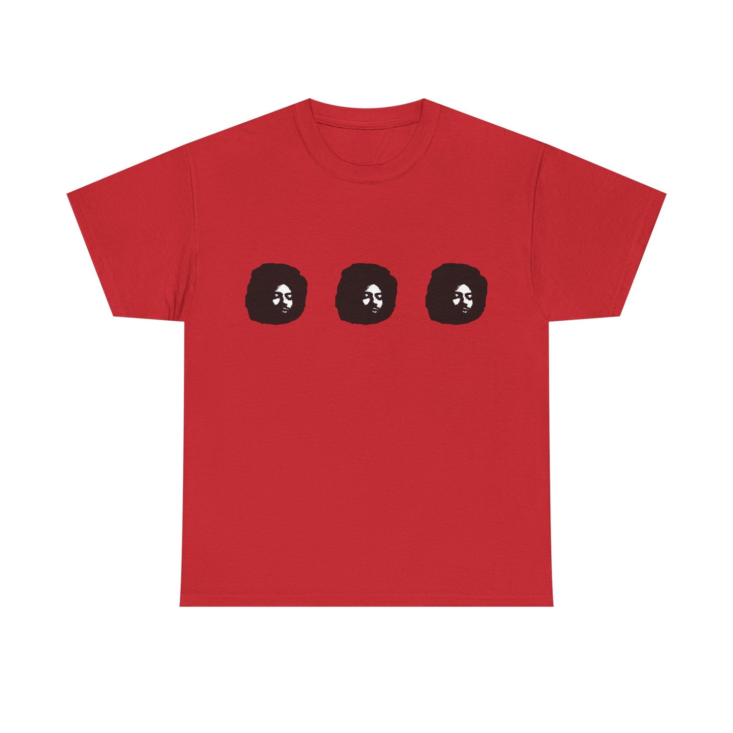 Gilli Unisex Heavy Cotton Tee with 3 Lion Faces