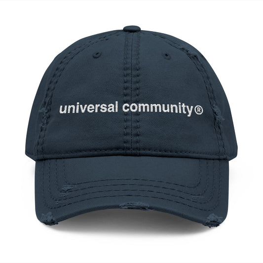 UC Distressed Dad Hat (Embroidery)