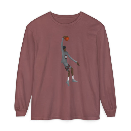 One hand Unisex Garment-dyed Long Sleeve T-Shirt