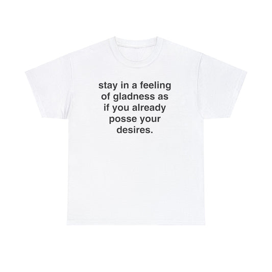 Slogan Desire Unisex Heavy Cotton Tee