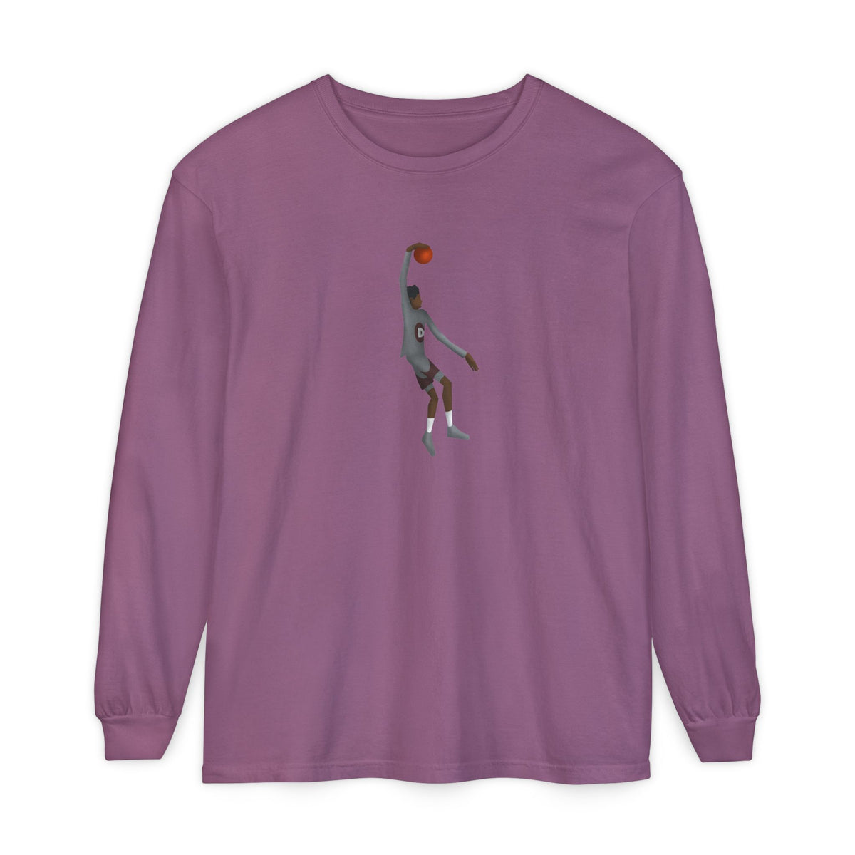 One hand Unisex Garment-dyed Long Sleeve T-Shirt