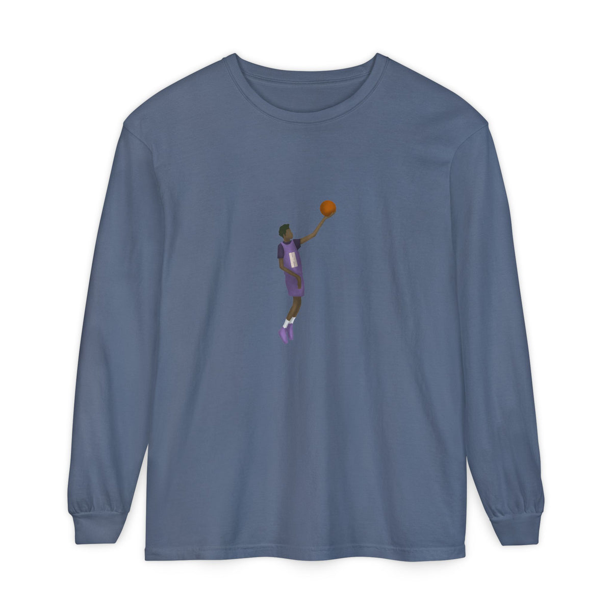 Pearl Unisex Garment-dyed Long Sleeve T-Shirt