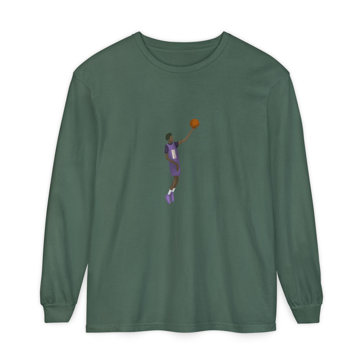 Pearl Unisex Garment-dyed Long Sleeve T-Shirt