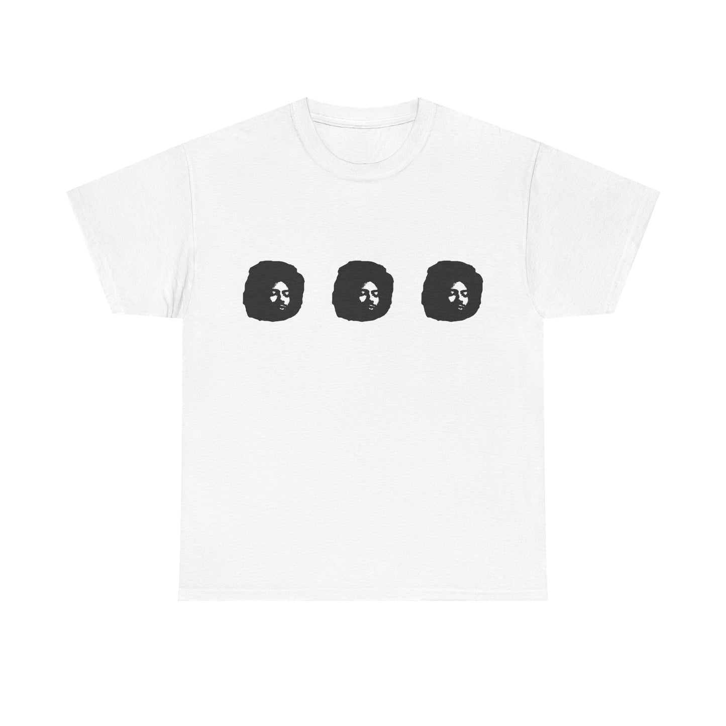 Gilli Unisex Heavy Cotton Tee with 3 Lion Faces