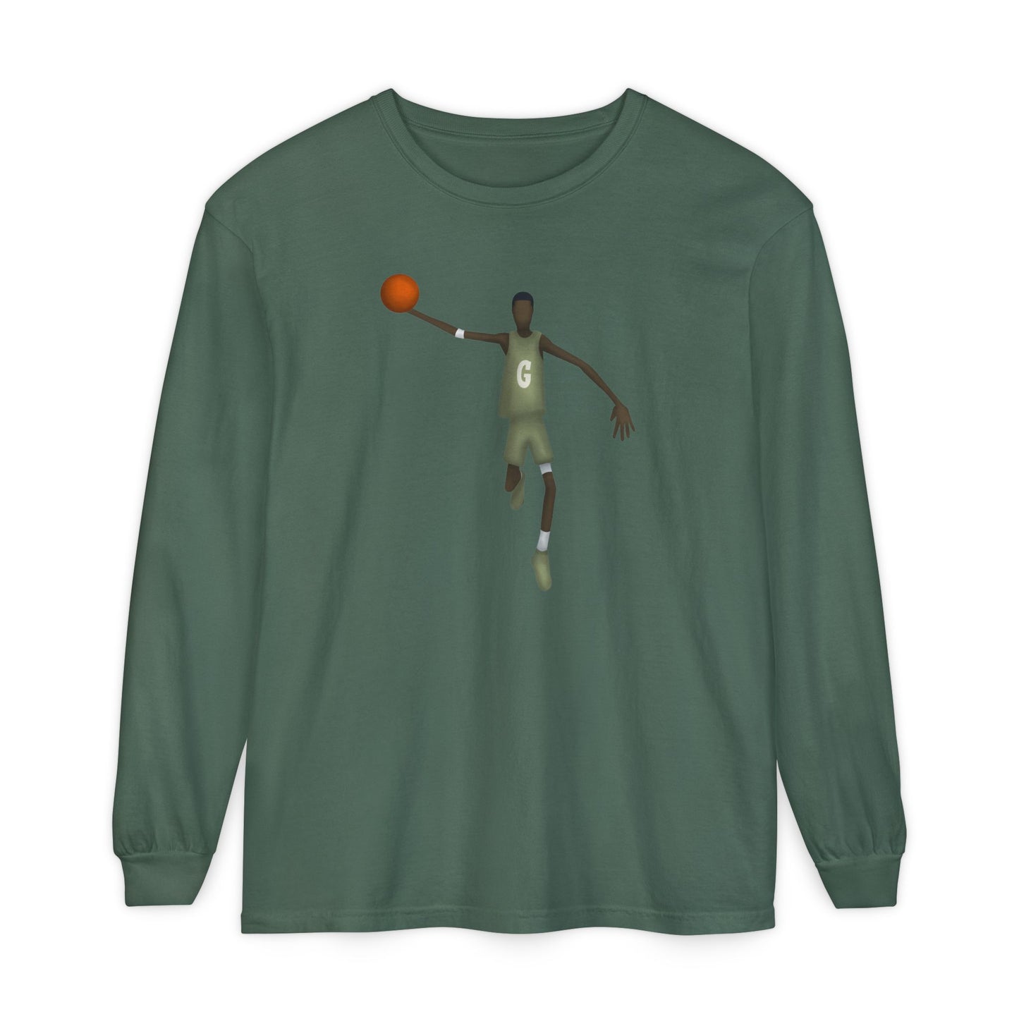 Sling Slam Unisex Garment-dyed Long Sleeve T-Shirt