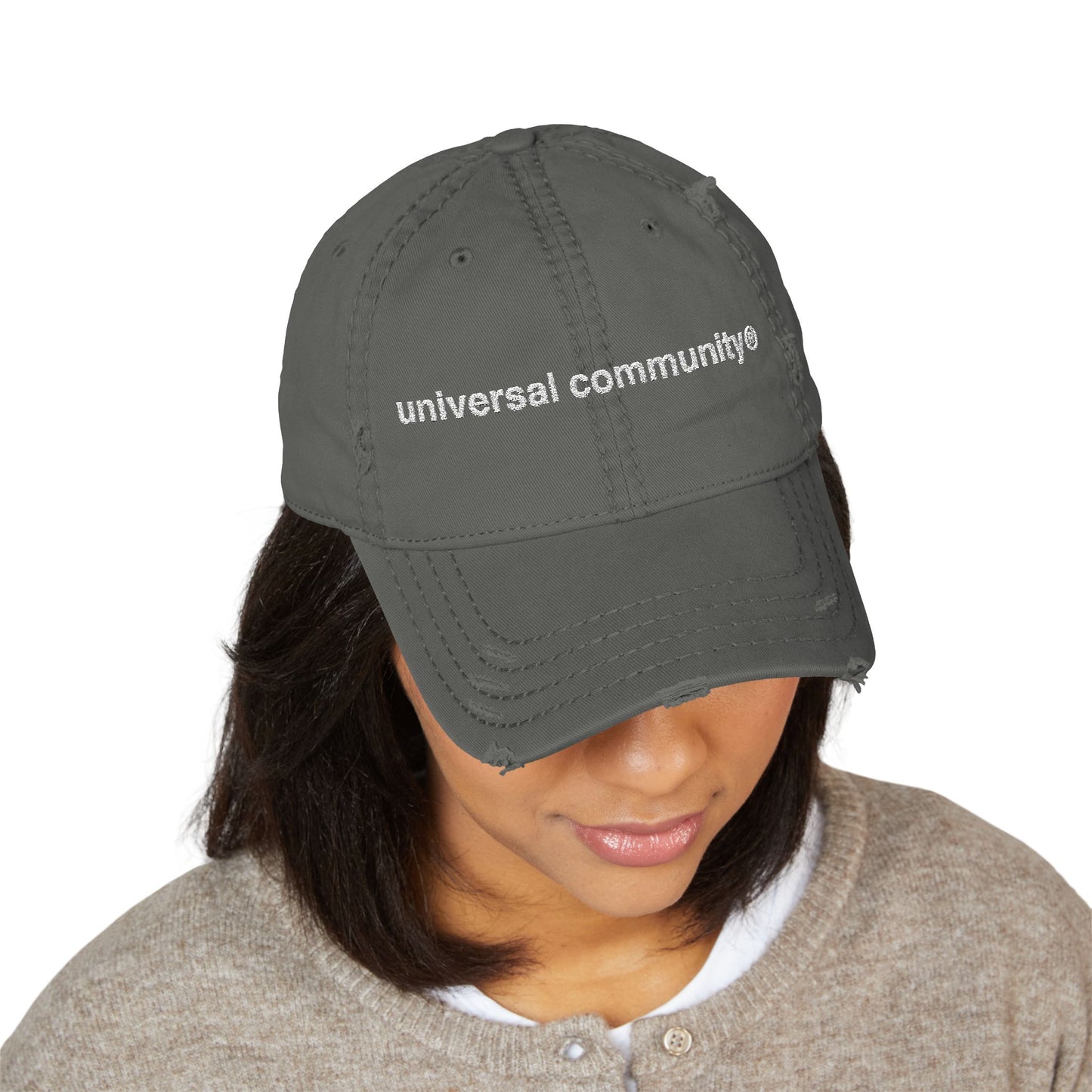 UC Distressed Dad Hat (Embroidery)