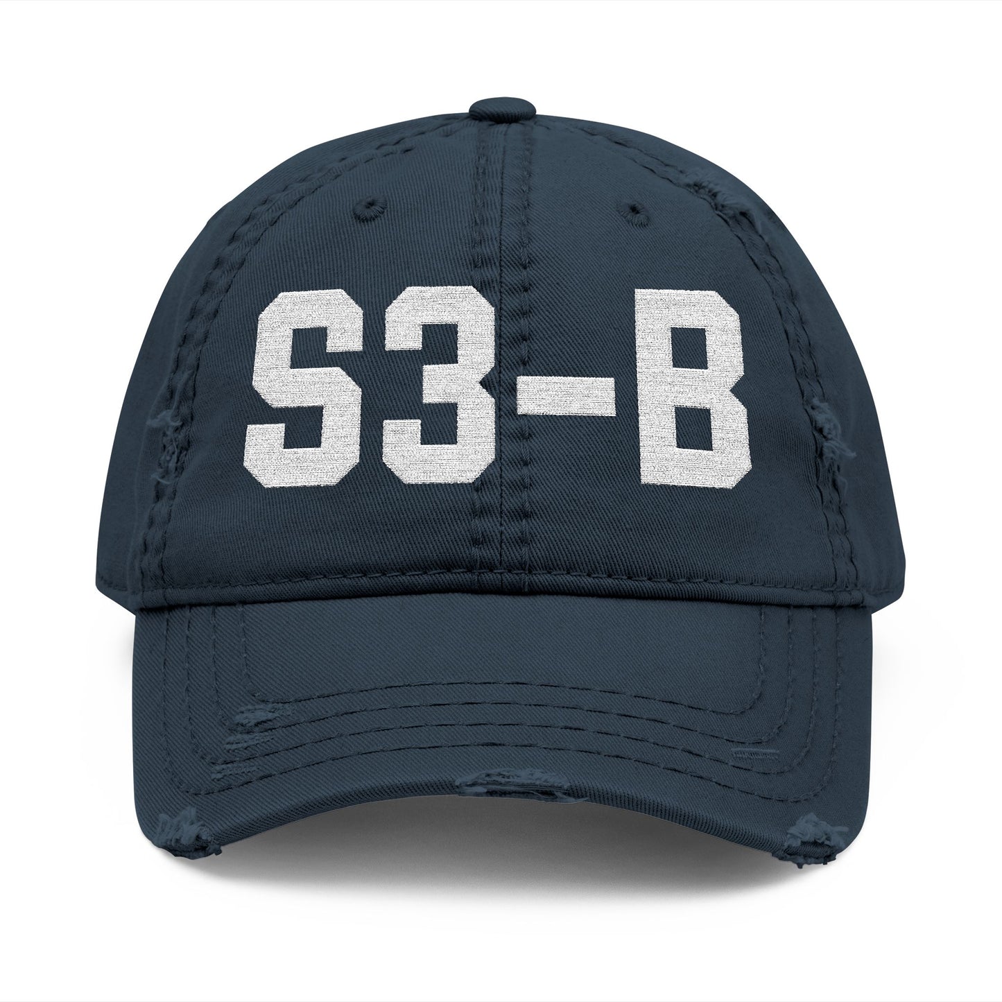 S3-B Distressed Dad Hat (Embroidery)