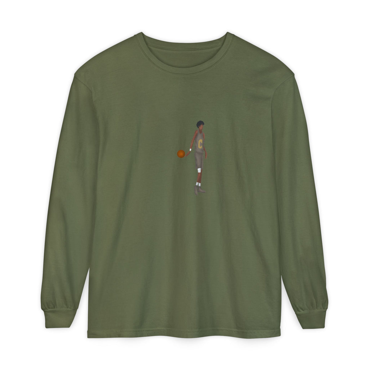 No look Unisex Garment-dyed Long Sleeve T-Shirt