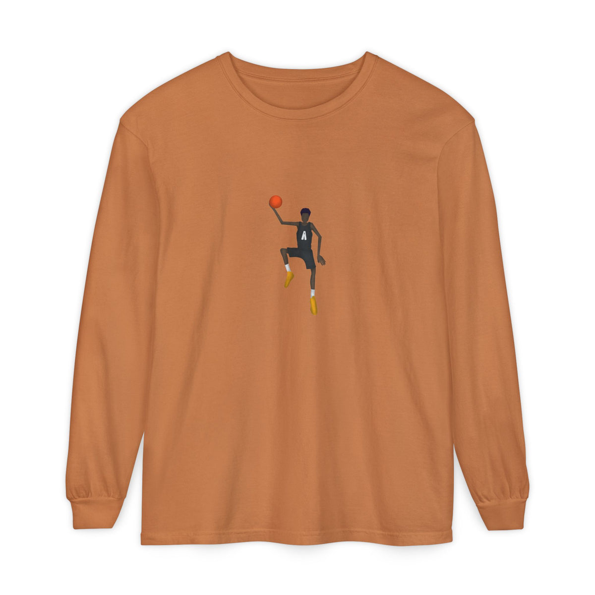 Lay Unisex Garment-dyed Long Sleeve T-Shirt