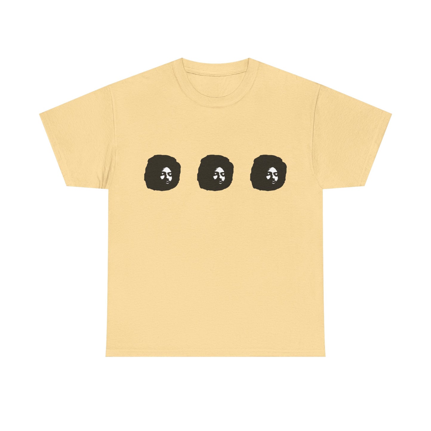 Gilli Unisex Heavy Cotton Tee with 3 Lion Faces