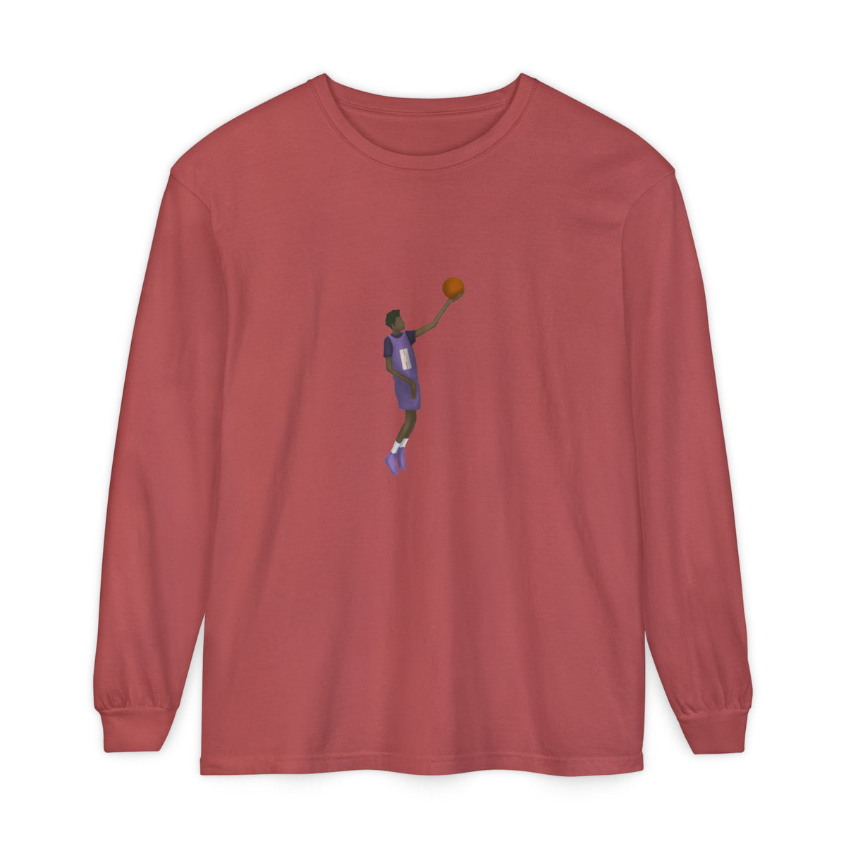 Pearl Unisex Garment-dyed Long Sleeve T-Shirt
