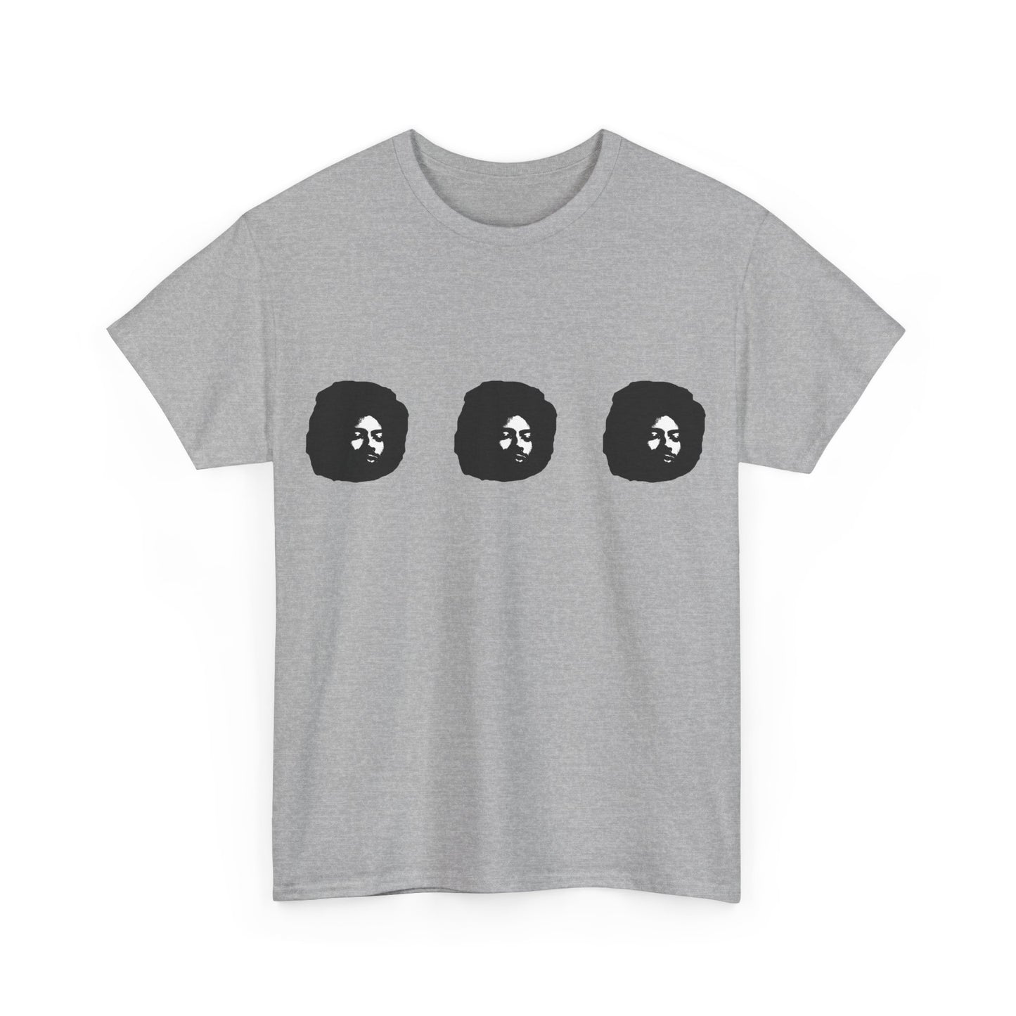 Gilli Unisex Heavy Cotton Tee with 3 Lion Faces